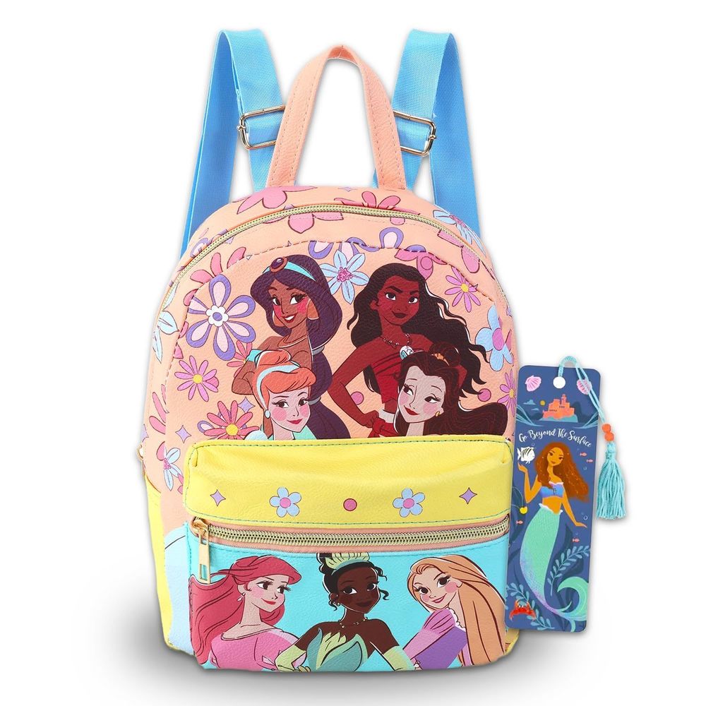 Princess Mini Backpack Set - 10" Disney Princess Backpack With :<